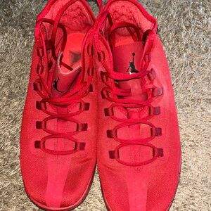 BARELY WORN RED JORDANS